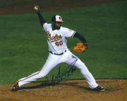 AUTOGRAPHED MYCHAL GIVENS 8X10 Baltimore Orioles Photo