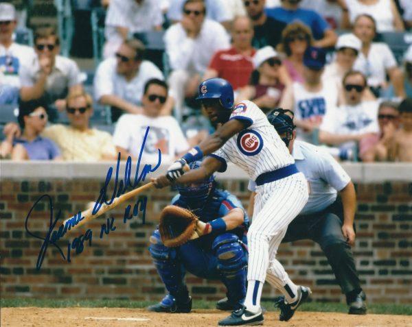 AUTOGRAPHED JEROME WALTON 8X10 Chicago Cubs Photo