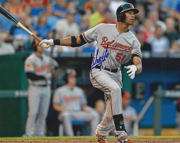 AUTOGRAPHED HENRY URRUTIA 8X10 Baltimore Orioles Photo