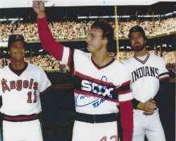 AUTOGRAPHED RON KITTLE  8X10 Chicago White Sox Photo