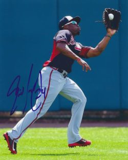 AUTOGRAPHED ERIC YOUNG JR 8X10 Atlanta Braves photo