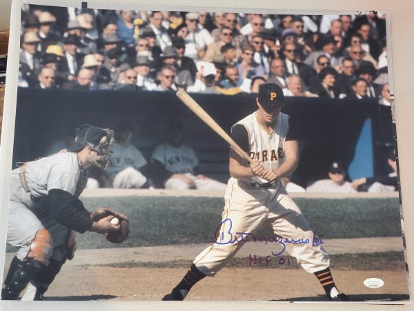 Autographed Bill Mazeroski Pittsburgh Pirates 11x14 photo JSA Witnessed