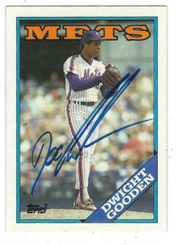 Autographed DOC GOODEN 1988 Topps Card