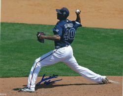 AUTOGRAPHED ALEXI OGANDO 8X10 Atlanta Braves photo
