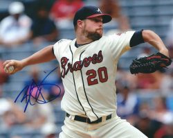AUTOGRAPHED BUD NORRIS 8X10 Atlanta Braves photo