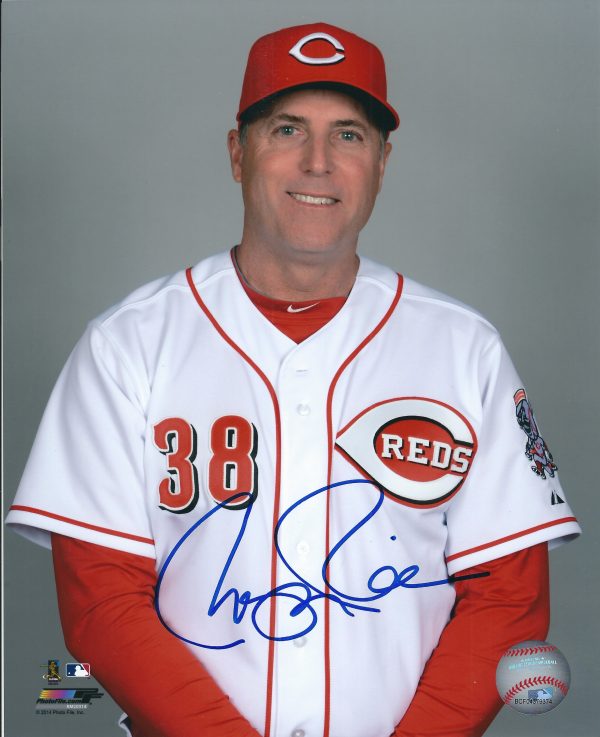 AUTOGRAPHED BRYAN PRICE 8X10 Cincinnati Reds Photo