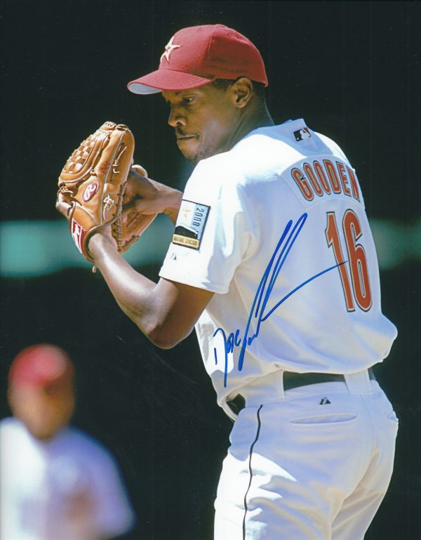 AUTOGRAPHED  DOC GOODEN 8X10 Houston Astros Photo