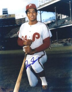 Autographed BYRON BROWNE Philadelphia Phillies 8x10 Photo