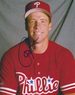 AUTOGRAPHED REX HUDLER 8X10 Philadelphia Phillies Photo