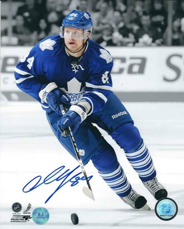 Autographed MIKHAIL GRABOVSKI 8x10 Toronto Maple Leafs  photo