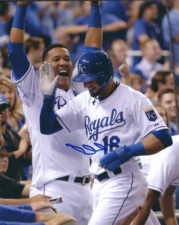 AUTOGRAPHED PAULO ORLANDO 8X10 Kansas City Royals Photo