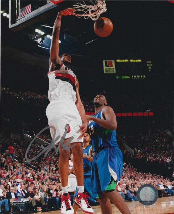 Autographed LAMARCUS ALDRIDGE 8X10 Portland Trail Blazers Photo