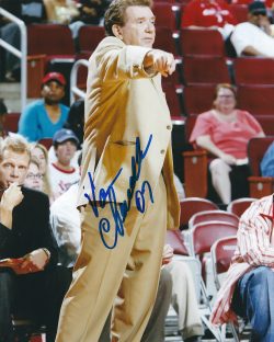 Autographed VAN CHANCELLOR  8X10 Houston Comets photo