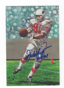 Autographed Jackie Smith Goal Line Art Card