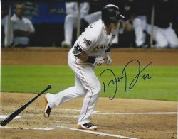 AUTOGRAPHED DEREK DIETRICH 8X10 Miami Marlins Photo