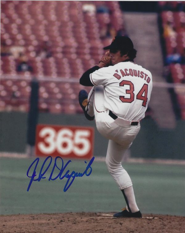 AUTOGRAPHED JOHN D'ACQUISTO 8X10 San Francisco Giants Photo
