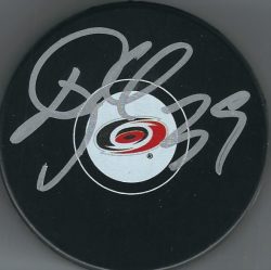 Autographed DOUG WEIGHT Carolina Hurricanes Hockey Puck