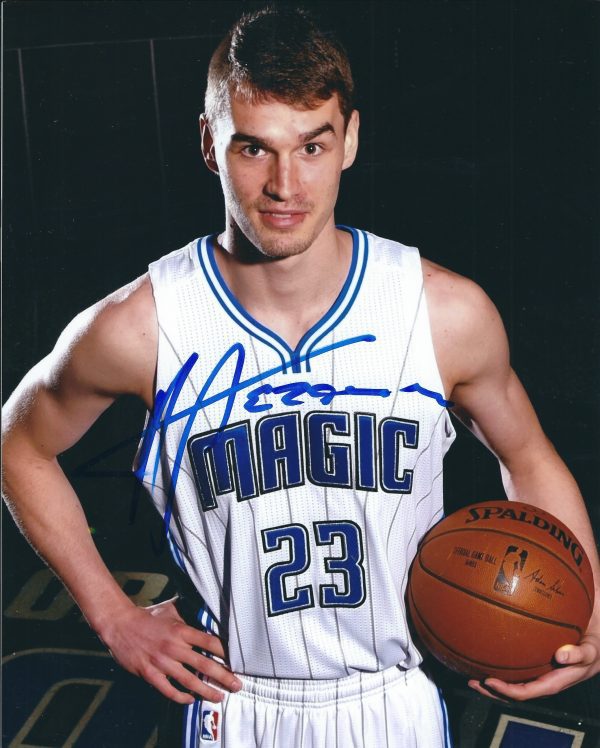 Autographed MARIO HEZONJA 8X10 Orlando Magic Photo