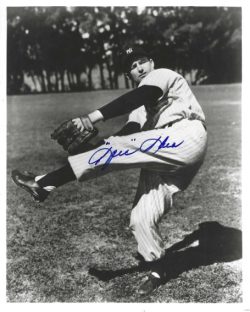 AUTOGRAPHED SPEC SHEA 8X10 NEW YORK YANKEES photo