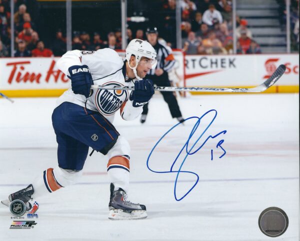 Autographed ANDREW COGLIANO 8X10 Edmonton Oilers Photo