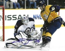 Autographed CHRIS MASON 8X10 Winnipeg Jets Photo