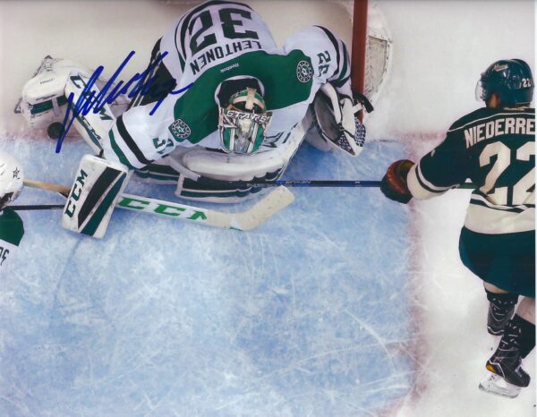 Autographed KARI LEHTONEN 8X10 Dallas Stars  Photo