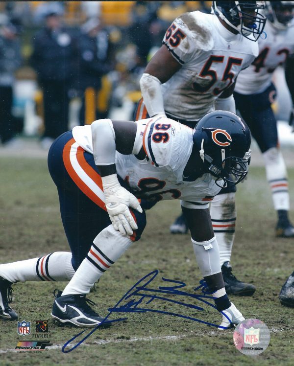 Autographed ALEX BROWN 8X10 Chicago Bears Photo