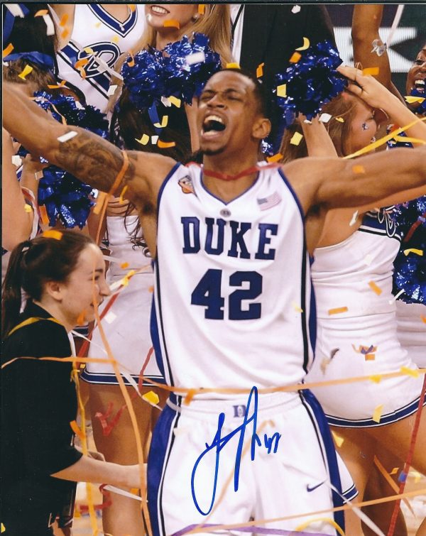 AUTOGRAPHED LANCE THOMAS 8x10 Duke Blue Devils Photo