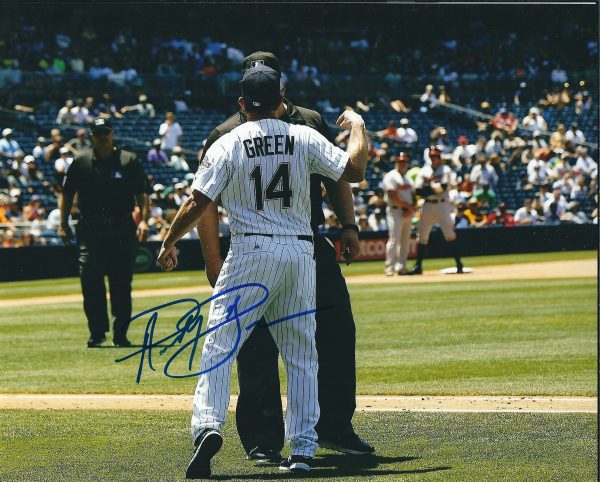 AUTOGRAPHED ANDY GREEN 8X10 San Diego Padres photo