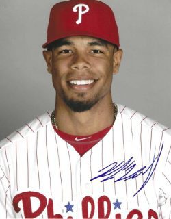 AUTOGRAPHED NICK WILLIAMS 8X10 Philadelphia Phillies Photo
