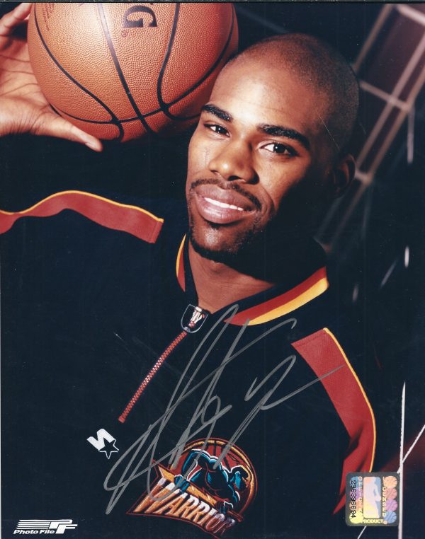 AUTOGRAPHED ANTAWN JAMISON 8x10 Golden State Warriors Photo