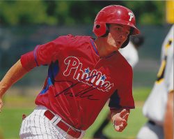 AUTOGRAPHED MICKEY MONIAK 8X10 Philadelphia Phillies Photo
