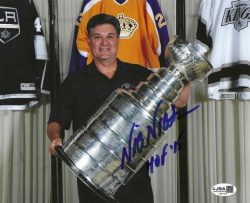 Autographed NICK NICKSON 8x10 Los Angeles Kings Photo JSA