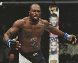 Autographed Derek Brunson UFC & MMA 8x10 photo with COA