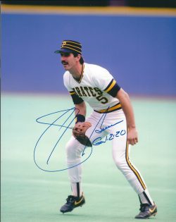 Autographed SID BREAM 8X10 Pittsburgh Pirates Photo