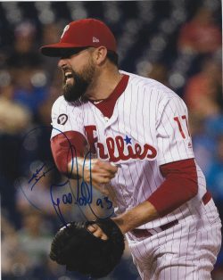 AUTOGRAPHED PAT NESHEK 8X10 Philadelphia Phillies Photo
