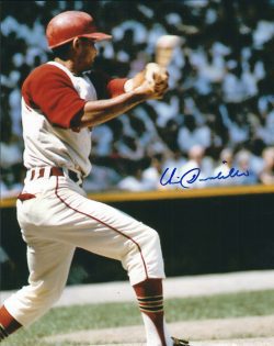 AUTOGRAPHED VIC DAVALILLO 8X10 Cleveland Indians Photo