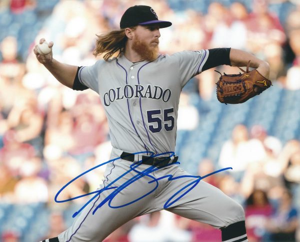 AUTOGRAPHED JON GRAY 8X10 Colorado Rockies Photo