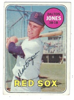 Autographed DALTON JONES 1969 Topps Card