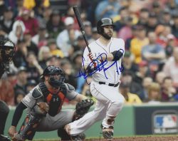 AUTOGRAPHED MITCH MORELAND 8X10 Boston Red Sox photo