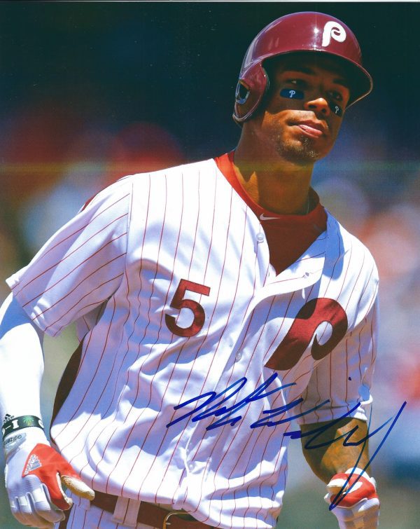AUTOGRAPHED NICK WILLIAMS 8X10 Philadelphia Phillies Photo