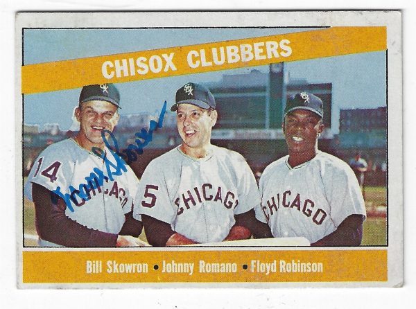 Autographed MOOSE SKOWRON 1966 Topps Card