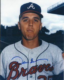 AUTOGRAPHED DAN SCHNEIDER 8X10 Atlanta Braves photo