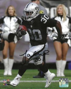 Autographed JALEN RICHARD 8X10 Oakland Raiders photo