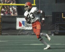 Autographed REGGIE RUCKER 8X10 Cleveland Browns Photo