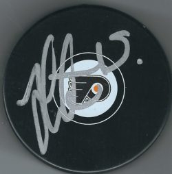 Autographed JORI LEHTERA Philadelphia Flyers Hockey Puck