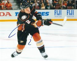 Autographed KEVIN BIEKSA 8X10 Anaheim Ducks Photo