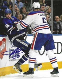 Autographed ADAM LARSSON 8X10 Edmonton Oilers Photo