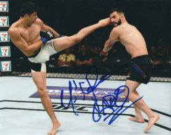 Autographed Michel "El Capo" Quinones UFC & MMA 8x10 photo with COA