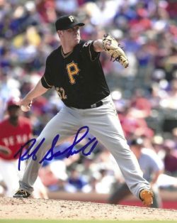 Autographed ROB SCAHILL 8X10 Pittsburgh Pirates Photo
